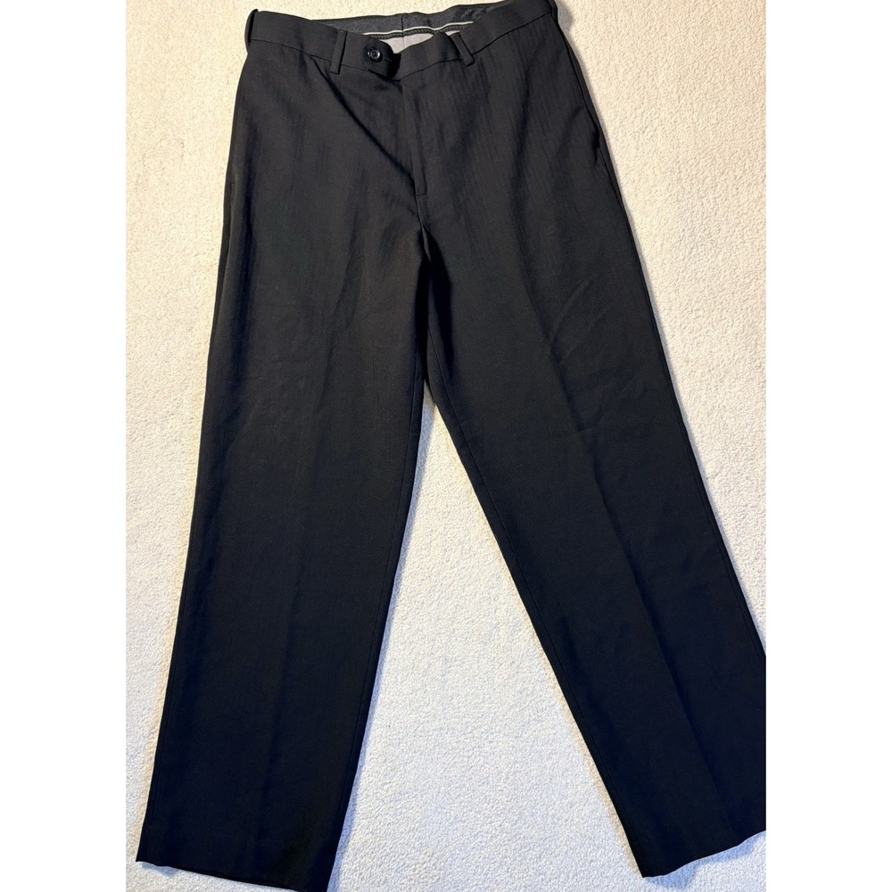 Savane Mens Black Dress Pant  32x30